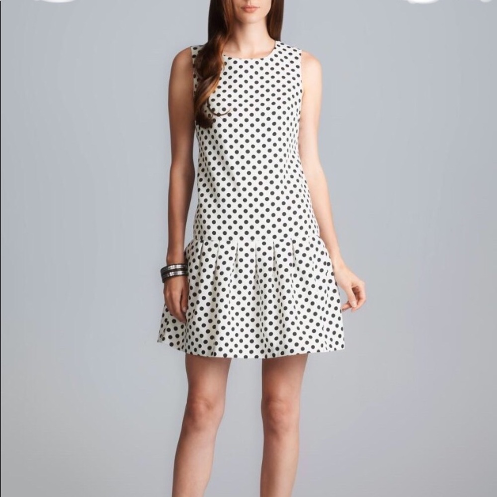 Donna Morgan drop waist pleated